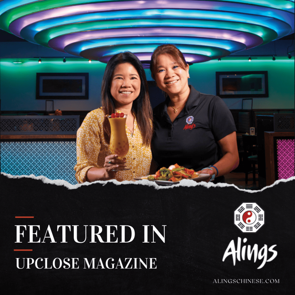 Alings Chinese Bistro was featured in Upclose Magazine, a local magazine in Sugar Land, TX.